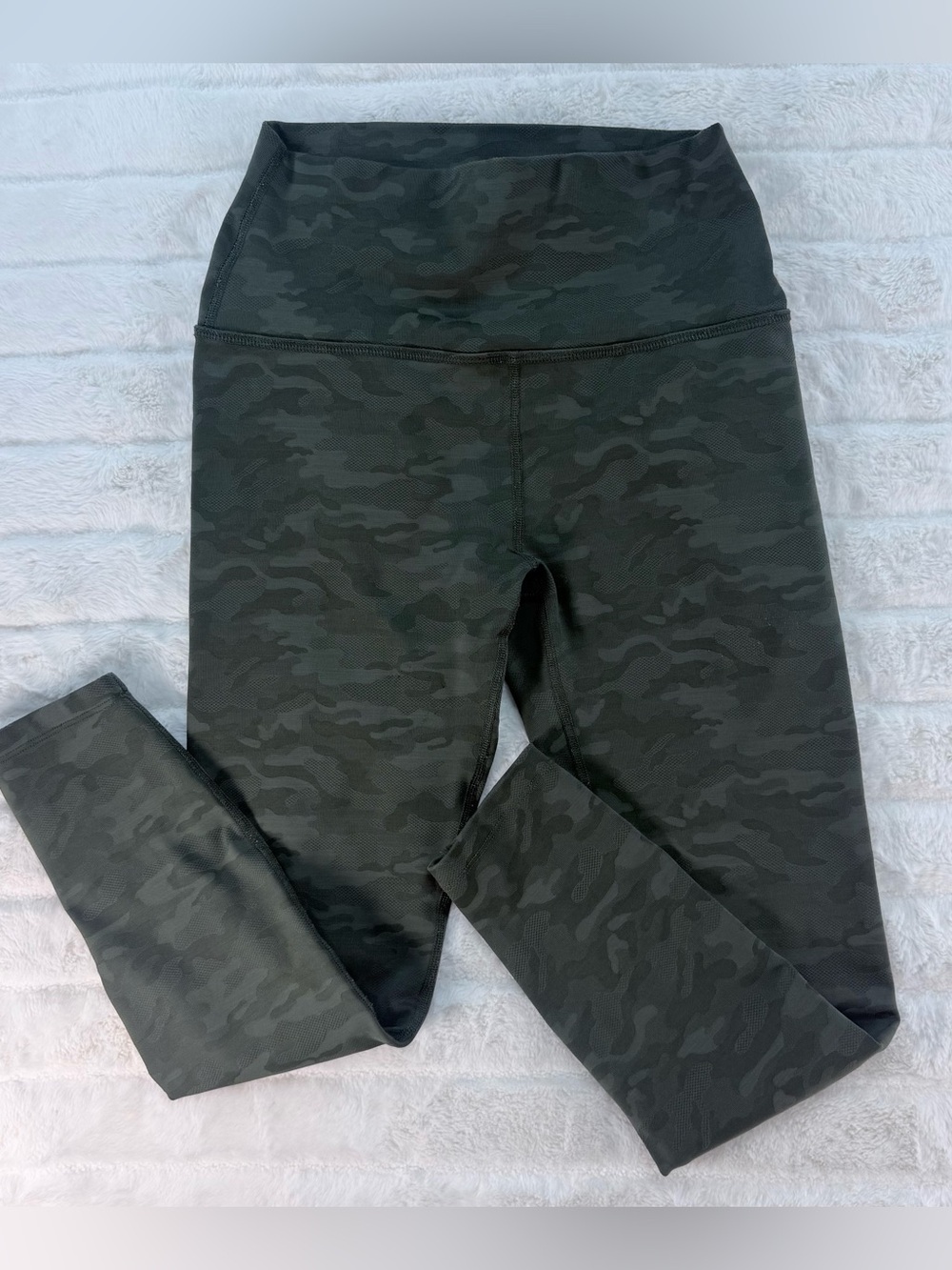 Beyond Yoga Womens High Waisted Camo Jacquard Leggings Green Forest Camouflage S